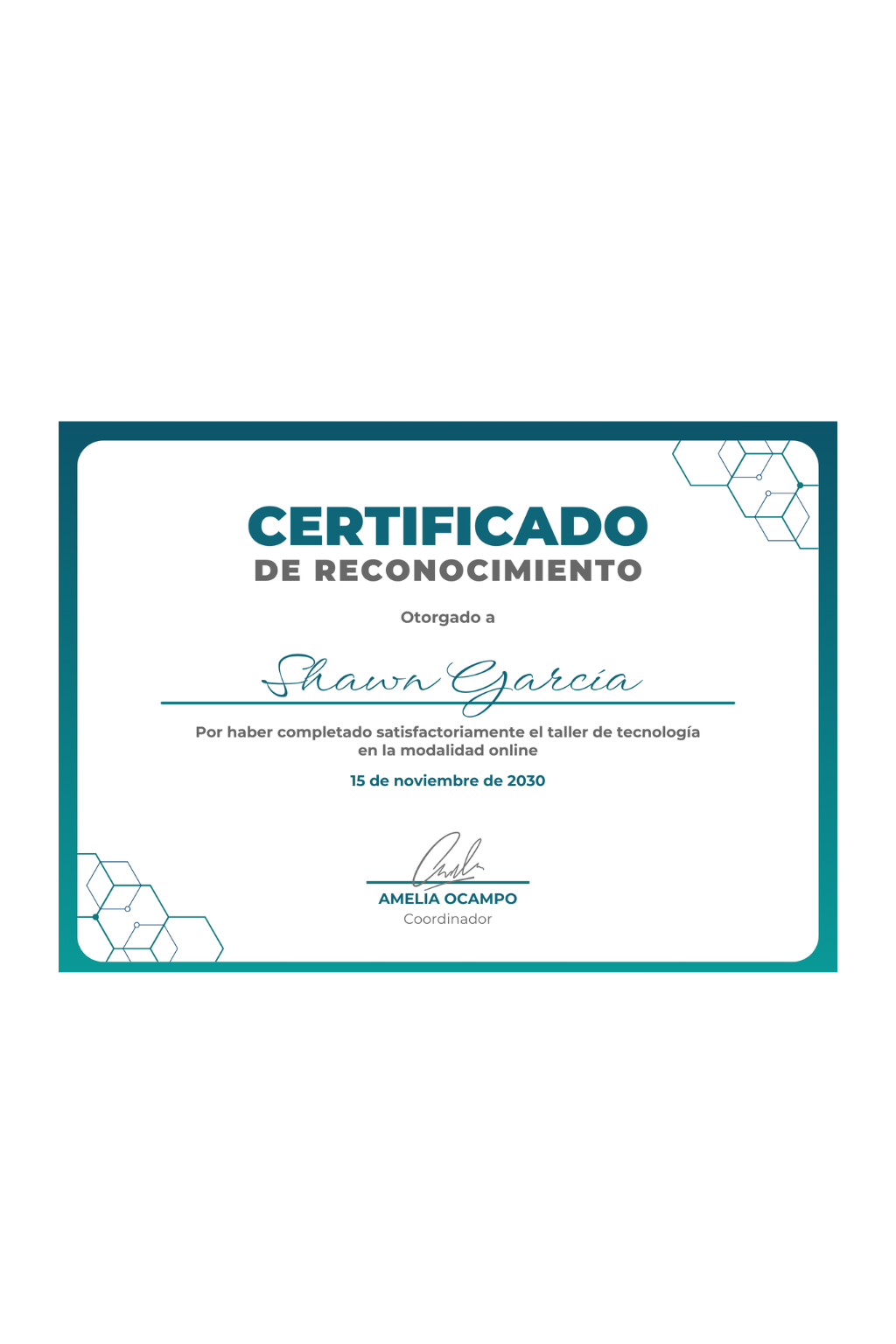 Certificado Renova